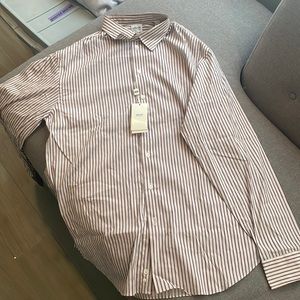 NWT ARMANI MENS BUTTON DOWN